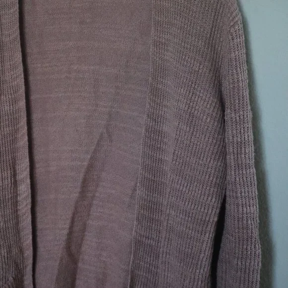 Pink Rose Madewell Cardigan Size Small Lightweight Ribbed - Picture 3 of 5